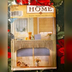 🌼Shades and valance patterns.